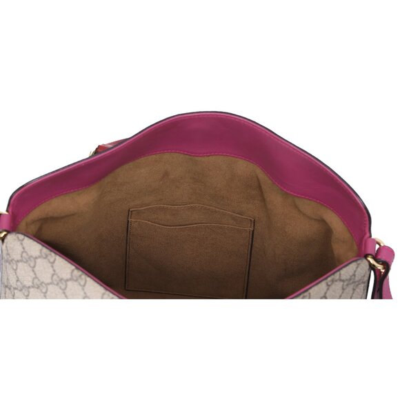 GUCCI GG Supreme Tote 429147 Beige Brown Multi Pink Red - Picture 9 of 9